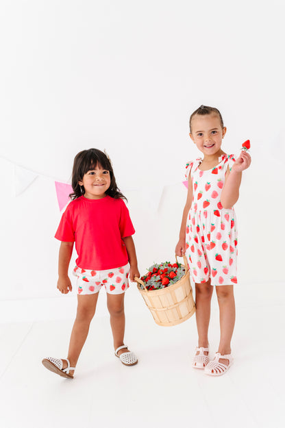 Berry Boxy Bamboo/Cotton T-Shirt