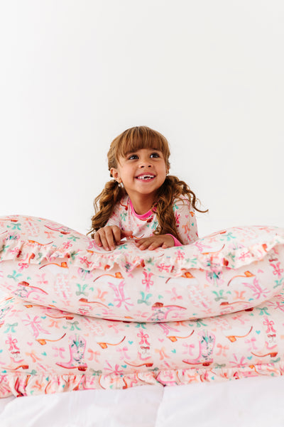 Dolly Ruffle Zipper Pillowcase Set