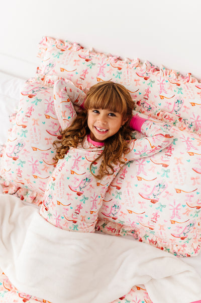 Dolly Ruffle Zipper Pillowcase Set