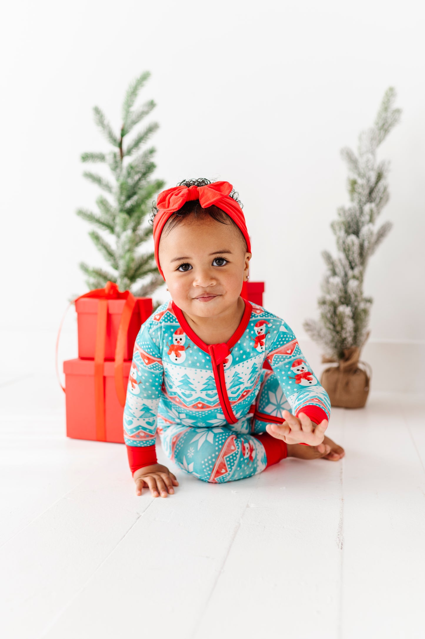 Frosty Fair Isle Convertible Romper