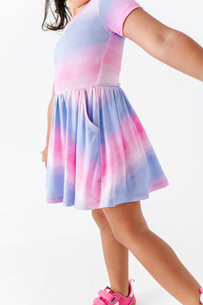 Pink/Purple Ombré Bamboo Dress