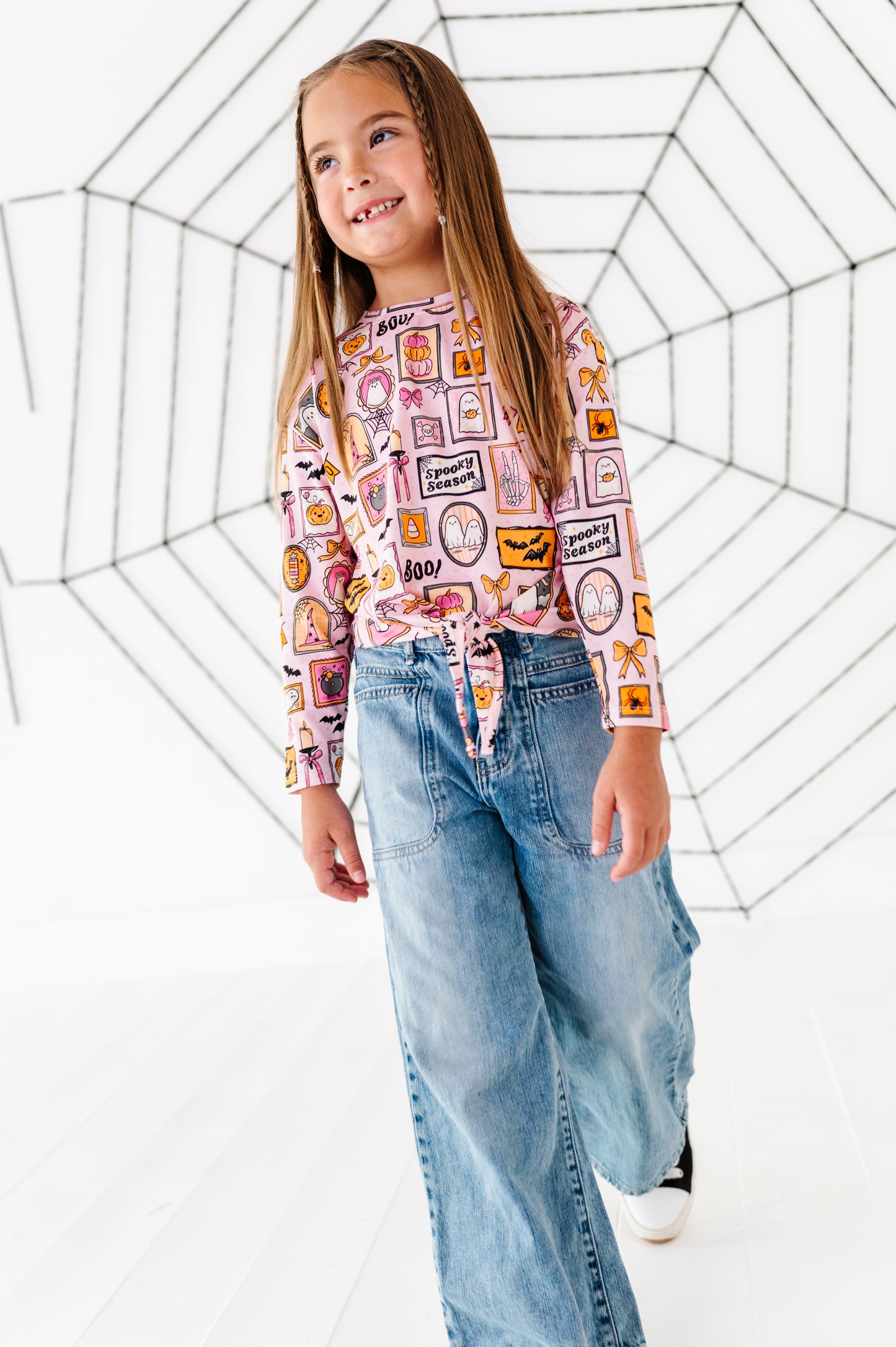 Haunted Heirlooms Bamboo/Cotton Front Tie Tee
