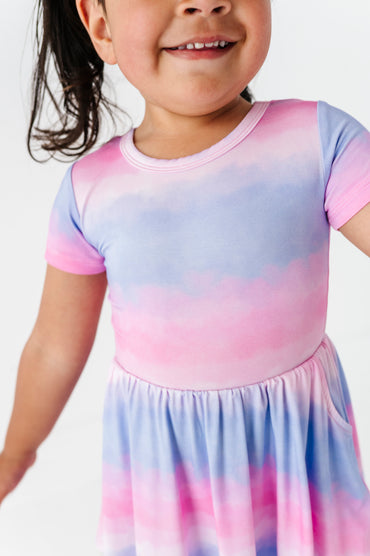Pink/Purple Ombré Bamboo Dress