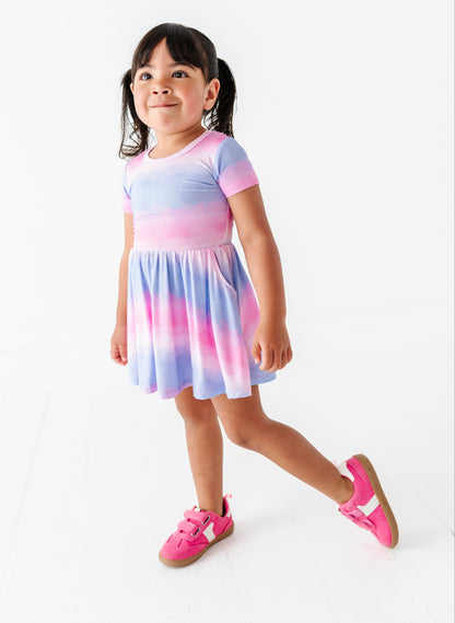 Pink/Purple Ombré Bamboo Dress