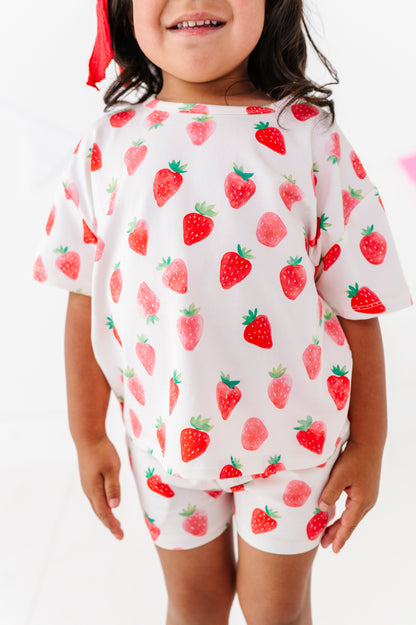 Sweet Strawberry T-Shirt Set
