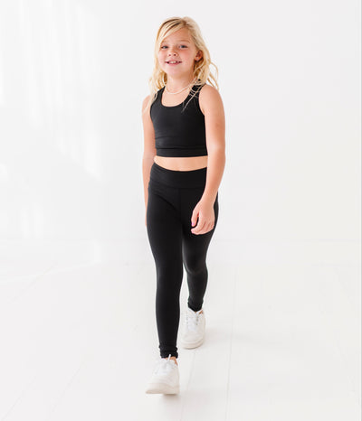 Black Active Pants- PREORDER- SHIPS END OF JANUARY