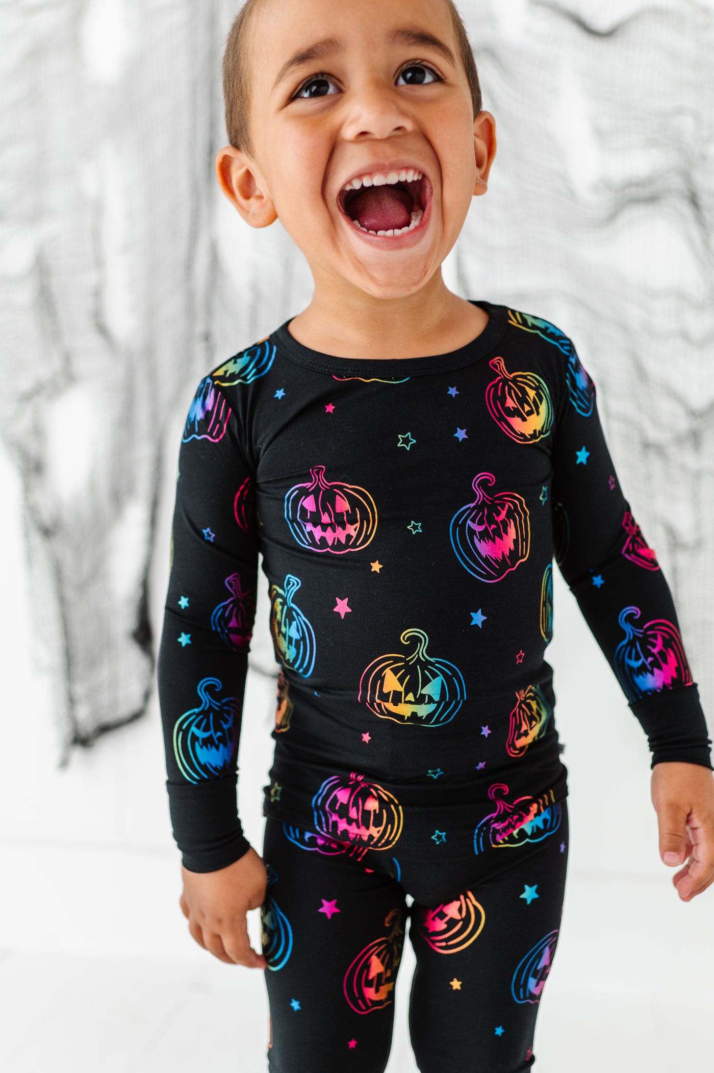 Midnight Mischief Foil 2-Piece Pajamas