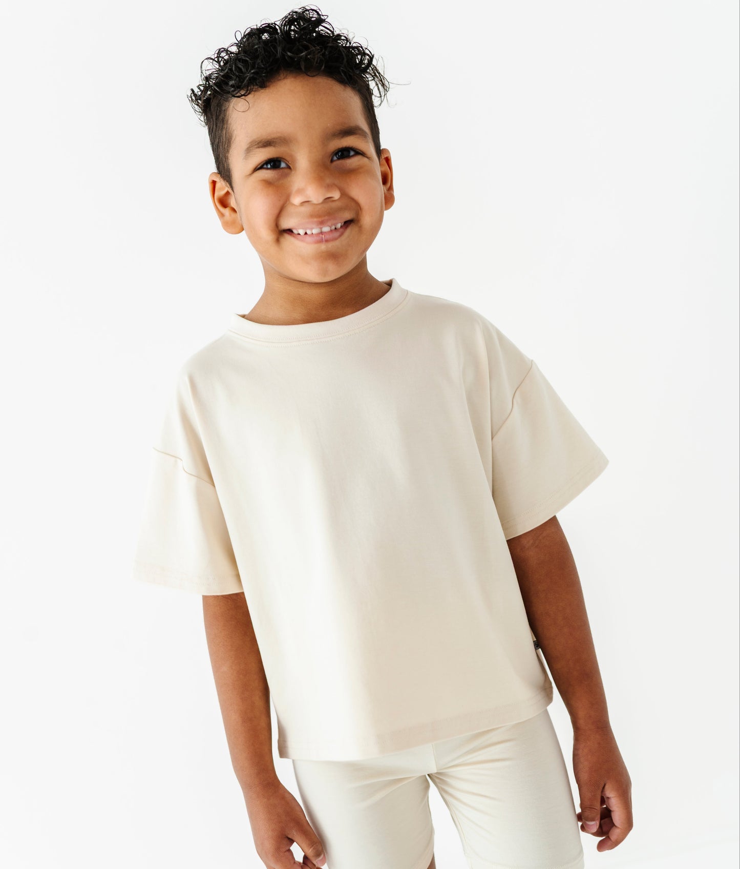 Oatmilk Boxy T-Shirt