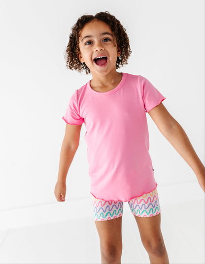 Squiggles Biker Shorts