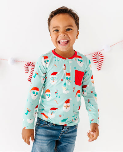 Santa Squad Henley T-Shirt