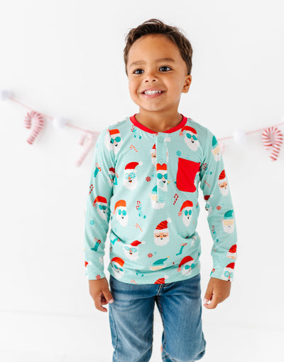 Santa Squad Henley T-Shirt