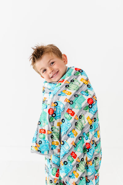 Cleanup Crew Plush Toddler Blanket