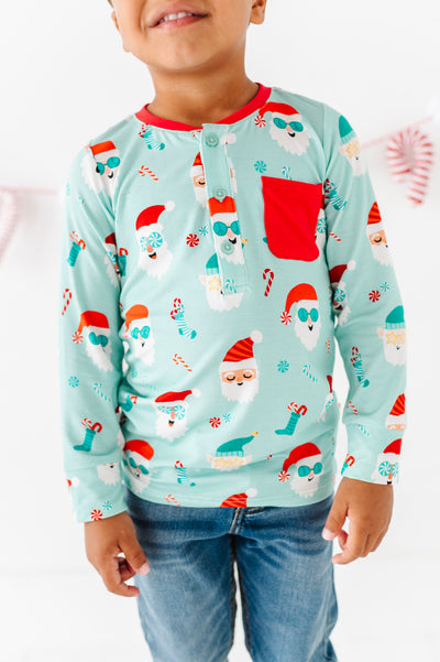 Santa Squad Henley T-Shirt