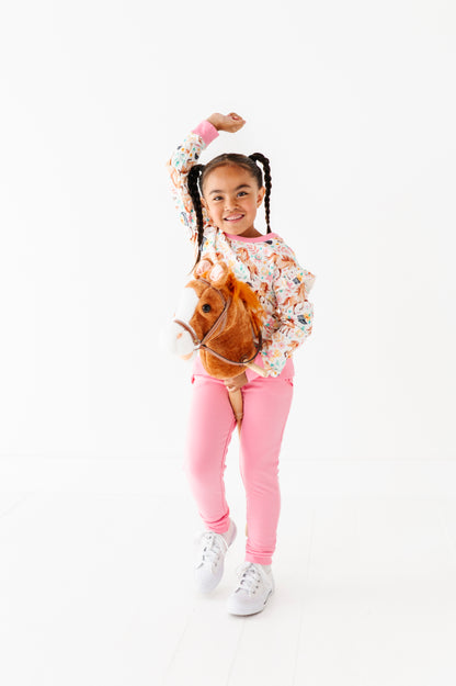 Delilah Ruffle Crewneck Sweatshirt