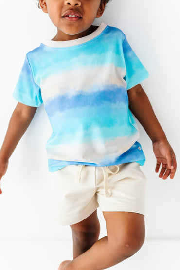 Blue/Ivory Ombre T-Shirt