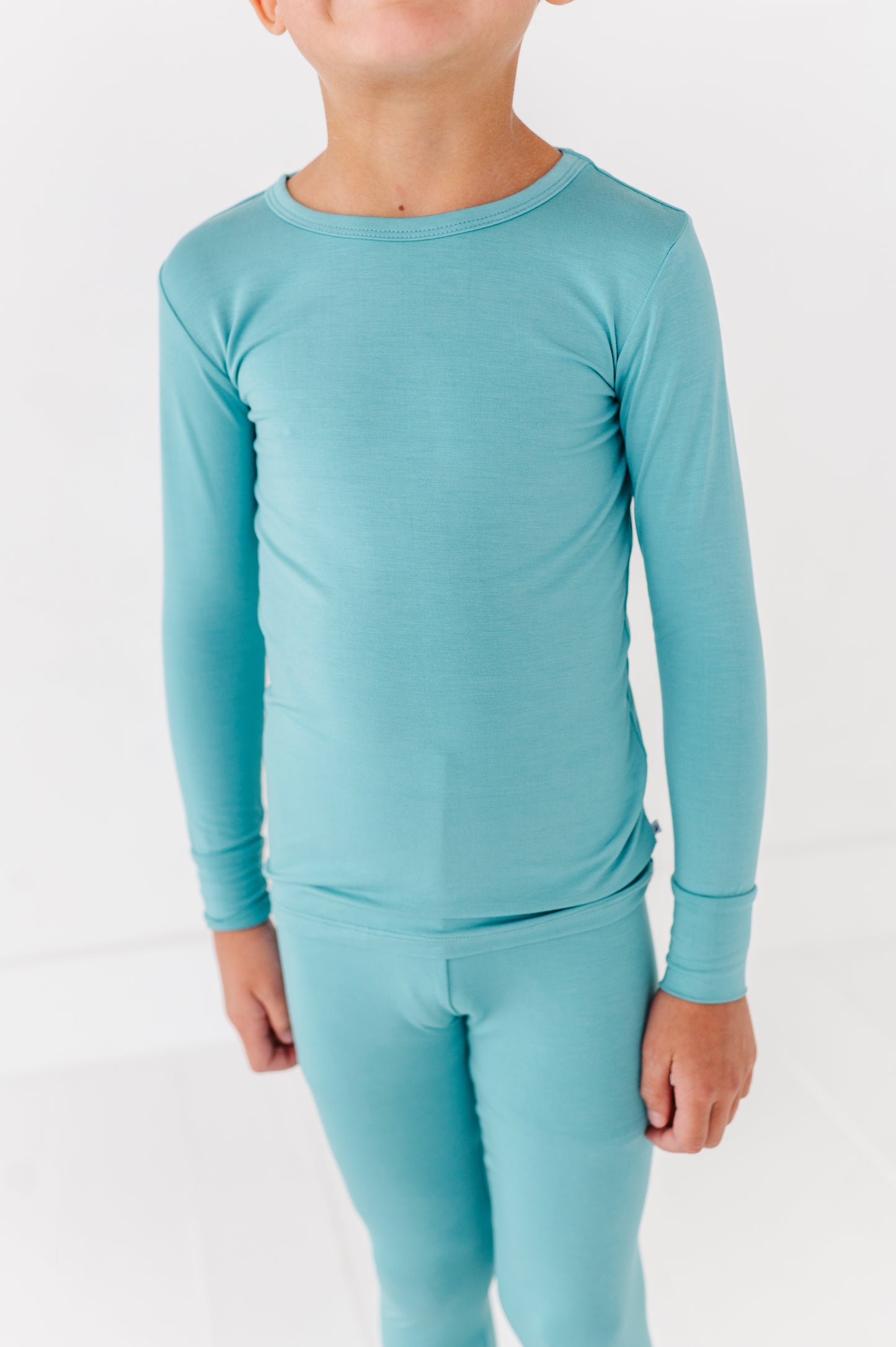 Slate bamboo pajamas for toddlers and kids