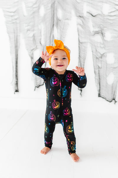 Midnight Mischief Foil Convertible Romper
