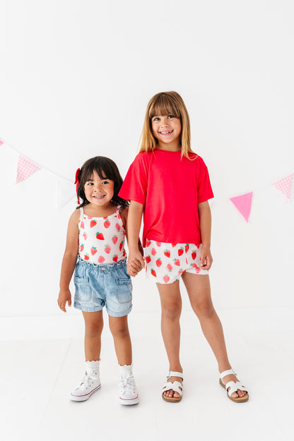 Berry Boxy Bamboo/Cotton T-Shirt