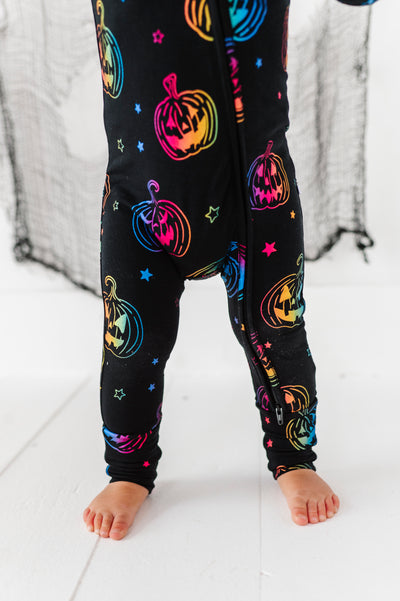 Midnight Mischief Foil Convertible Romper