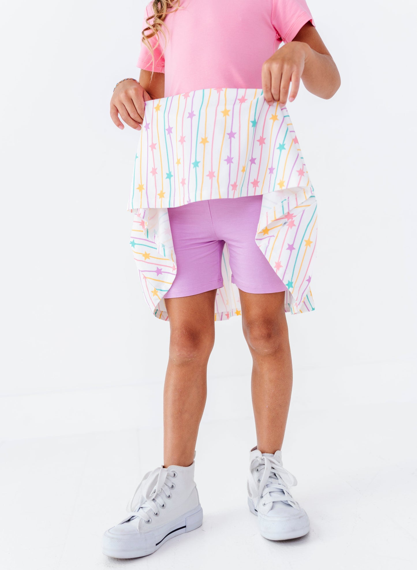 Happy Hues Biker Short Set