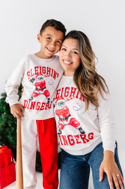 Sleighin' Dingers Lightweight Women's Sweatshirt
