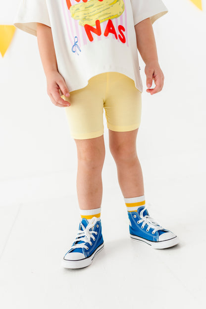 Happy Hues Biker Short Set