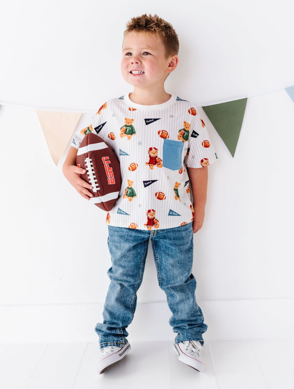 Touchdown Teddy Pocket Tee