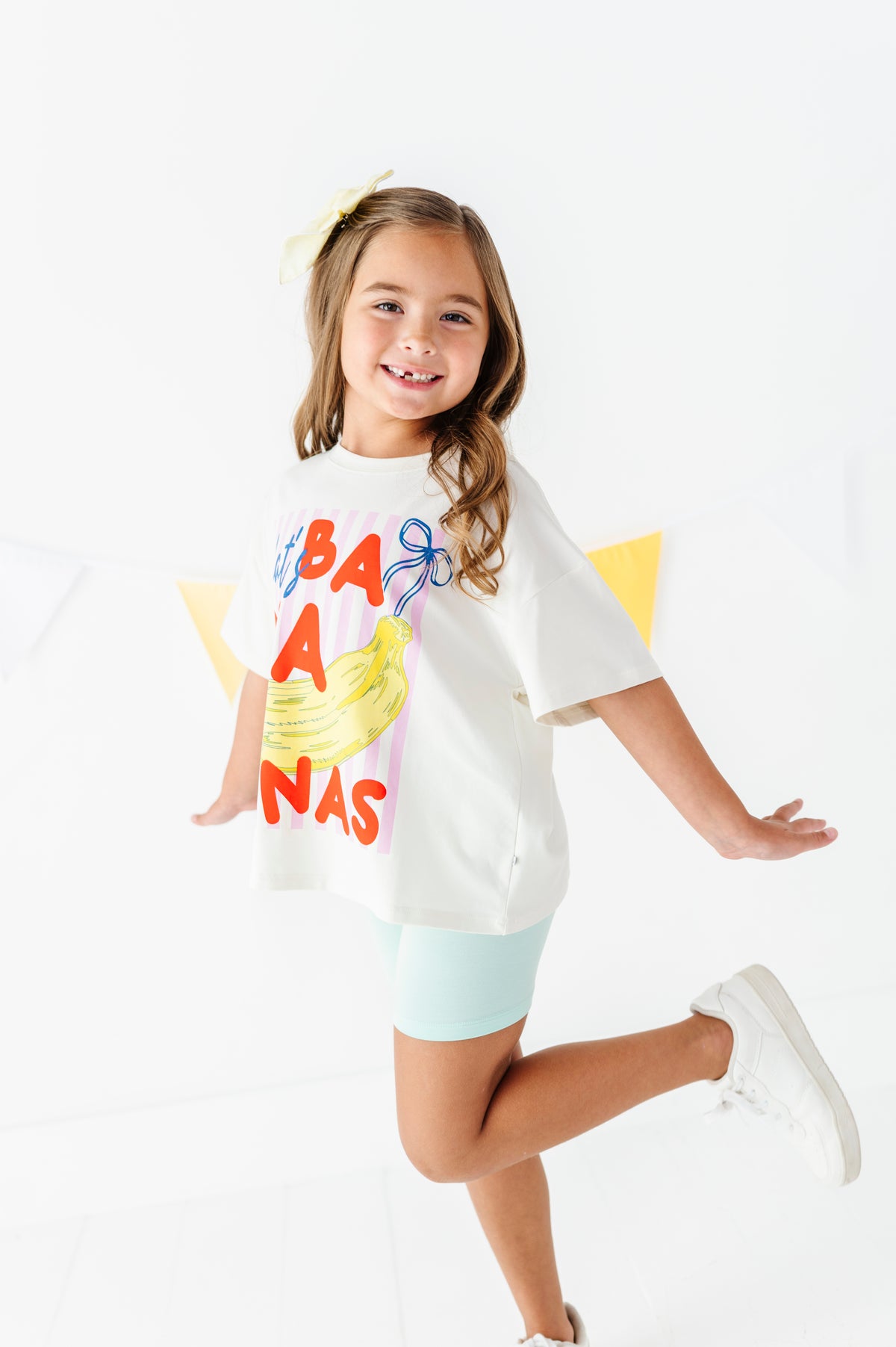 Happy Hues Biker Short Set