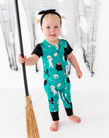 Ghoul Gang Zip Romper