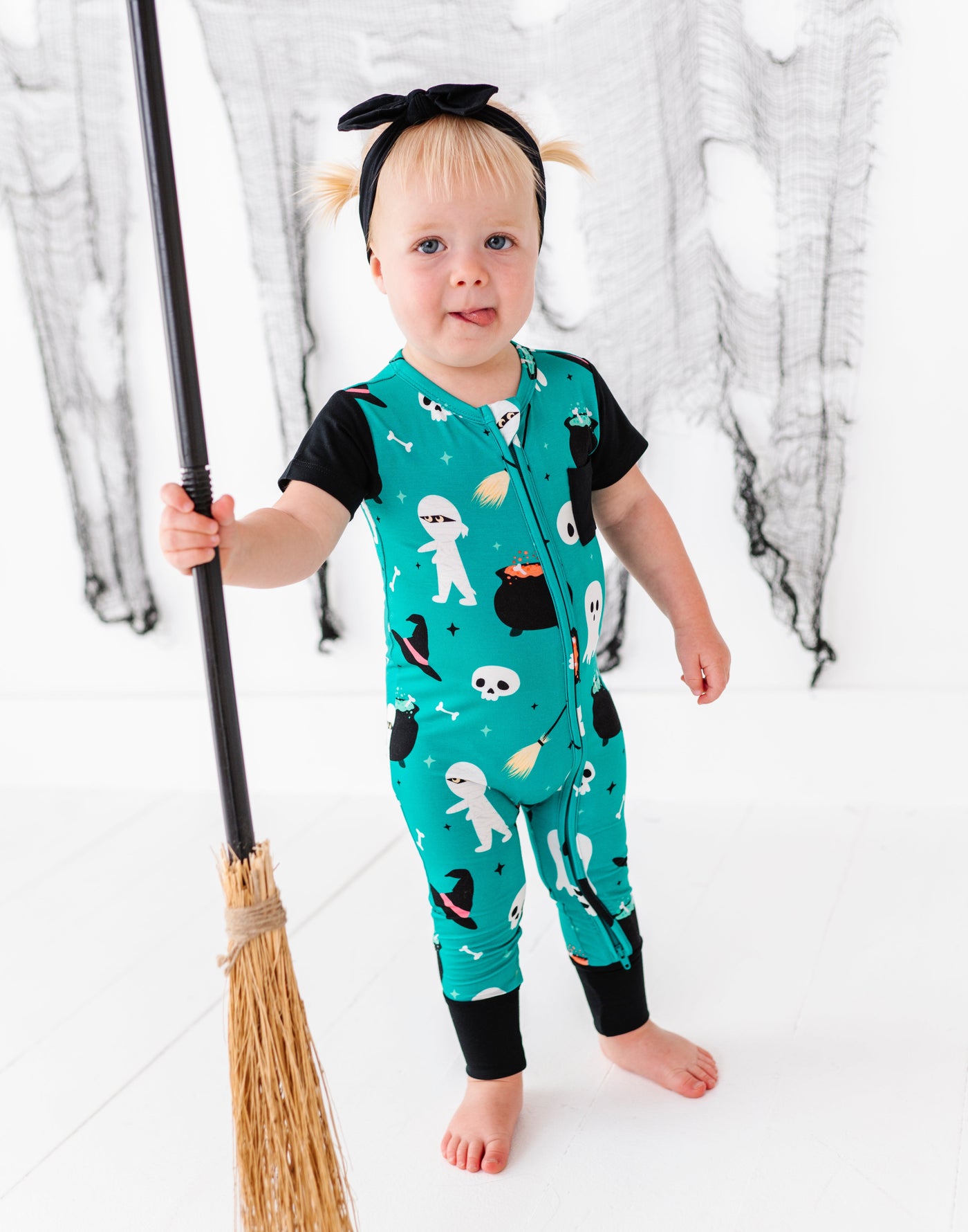 Ghoul Gang Zip Romper
