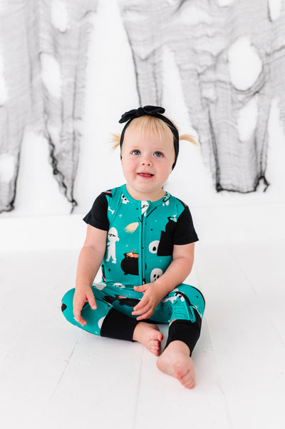 Ghoul Gang Zip Romper