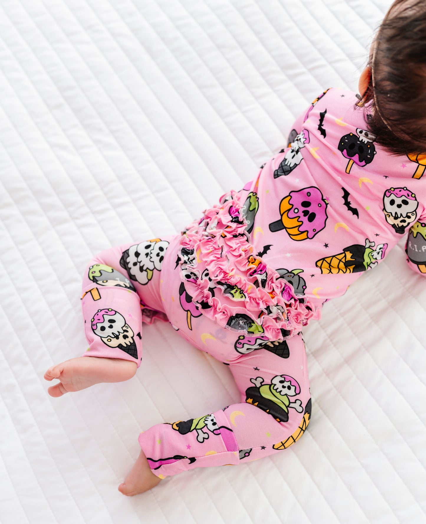 Scoops & Spooks Ruffle Convertible Romper