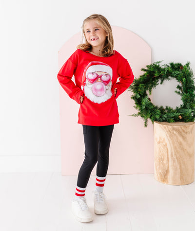 Bubblegum Santa Crewneck Sweatshirt