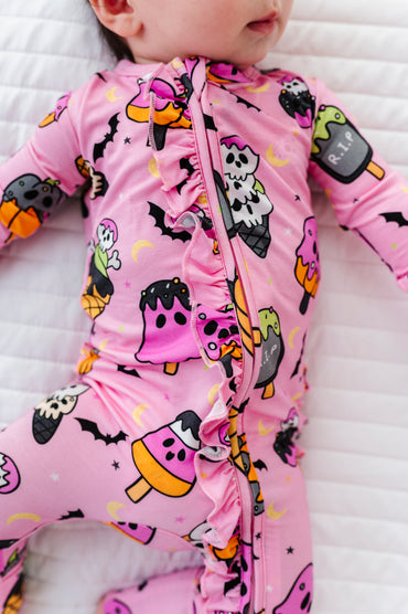 Scoops & Spooks Ruffle Convertible Romper