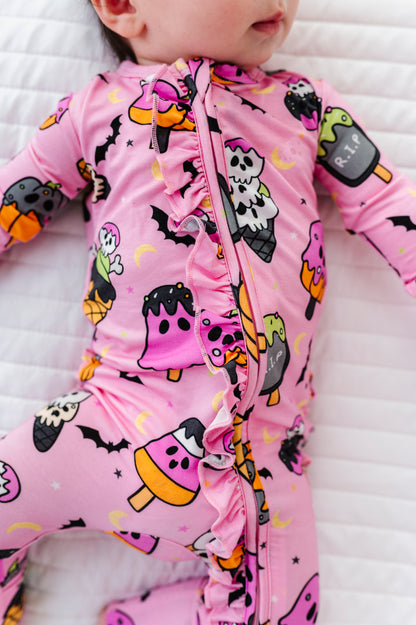 Scoops & Spooks Ruffle Convertible Romper