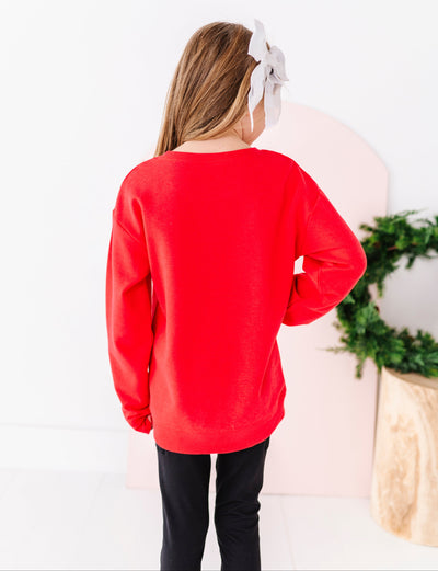 Bubblegum Santa Crewneck Sweatshirt