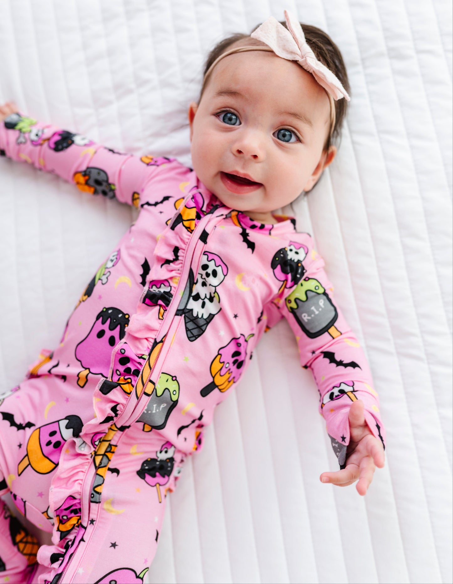 Scoops & Spooks Ruffle Convertible Romper