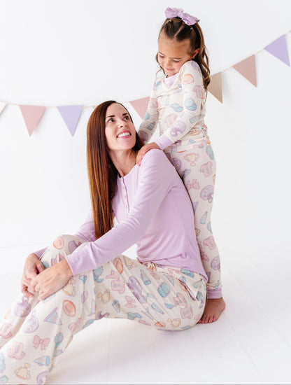 Girly Game Day Bamboo Pajama Set