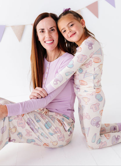 Girly Game Day Bamboo Pajama Set