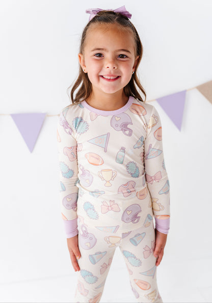 Girly Game Day Bamboo Pajama Set