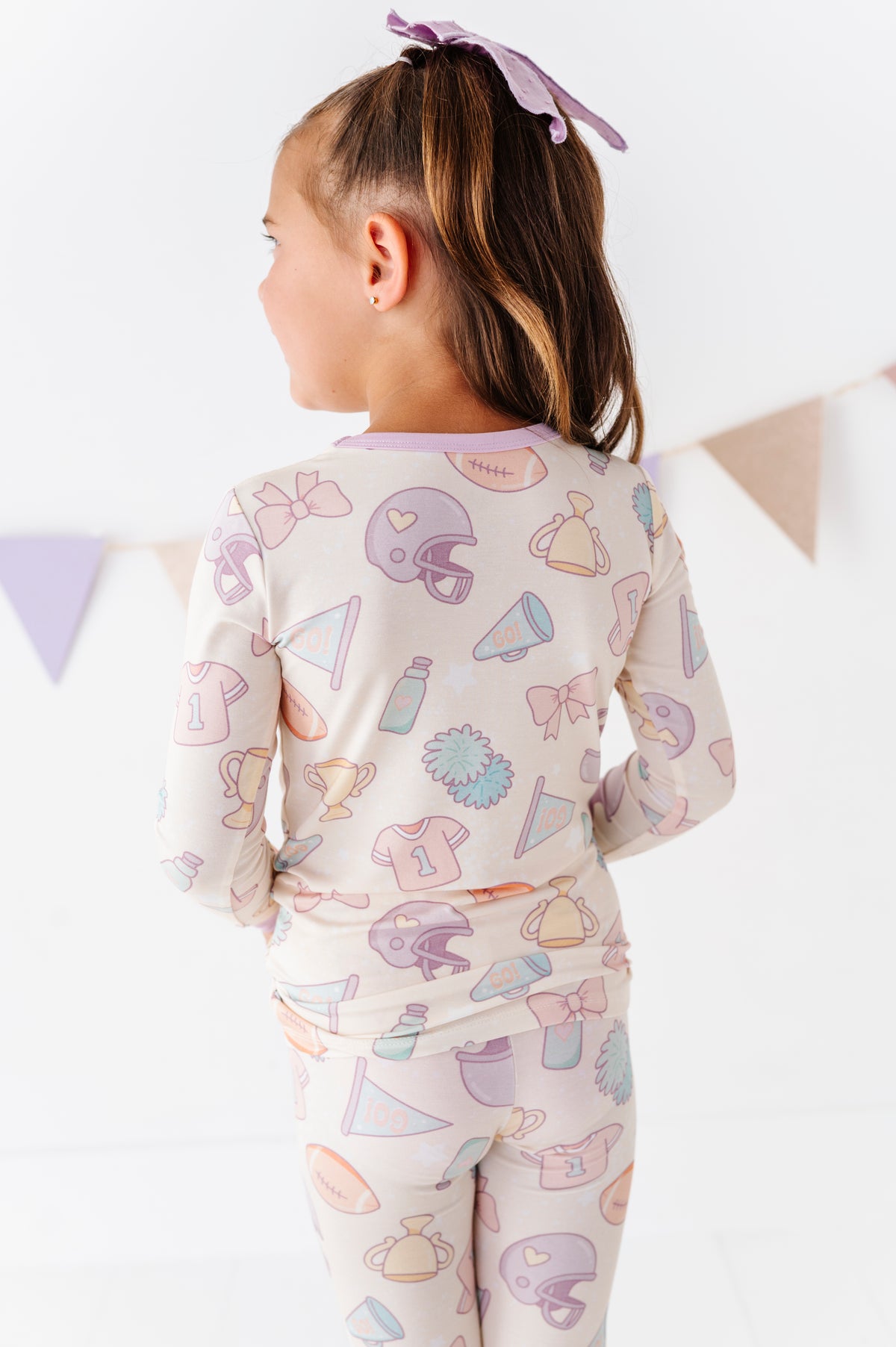 Girly Game Day Bamboo Pajama Set