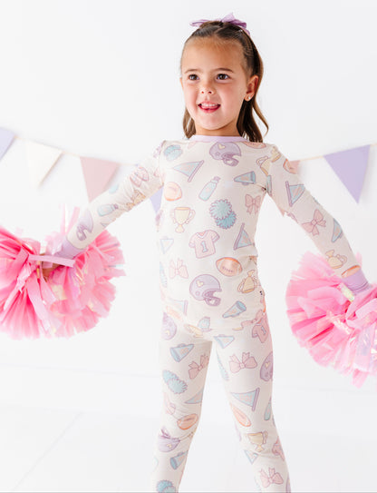 Girly Game Day Bamboo Pajama Set