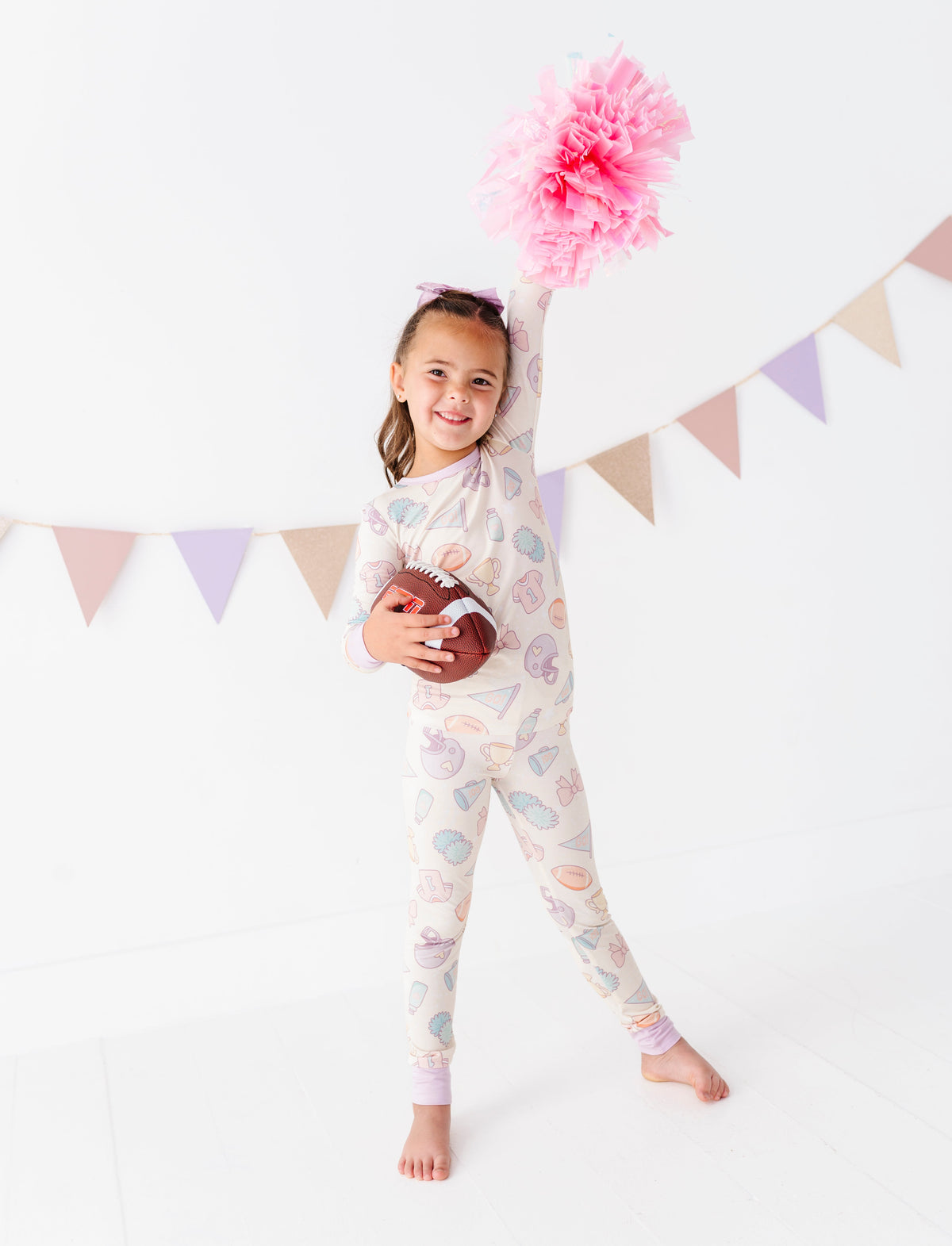 Girly Game Day Bamboo Pajama Set