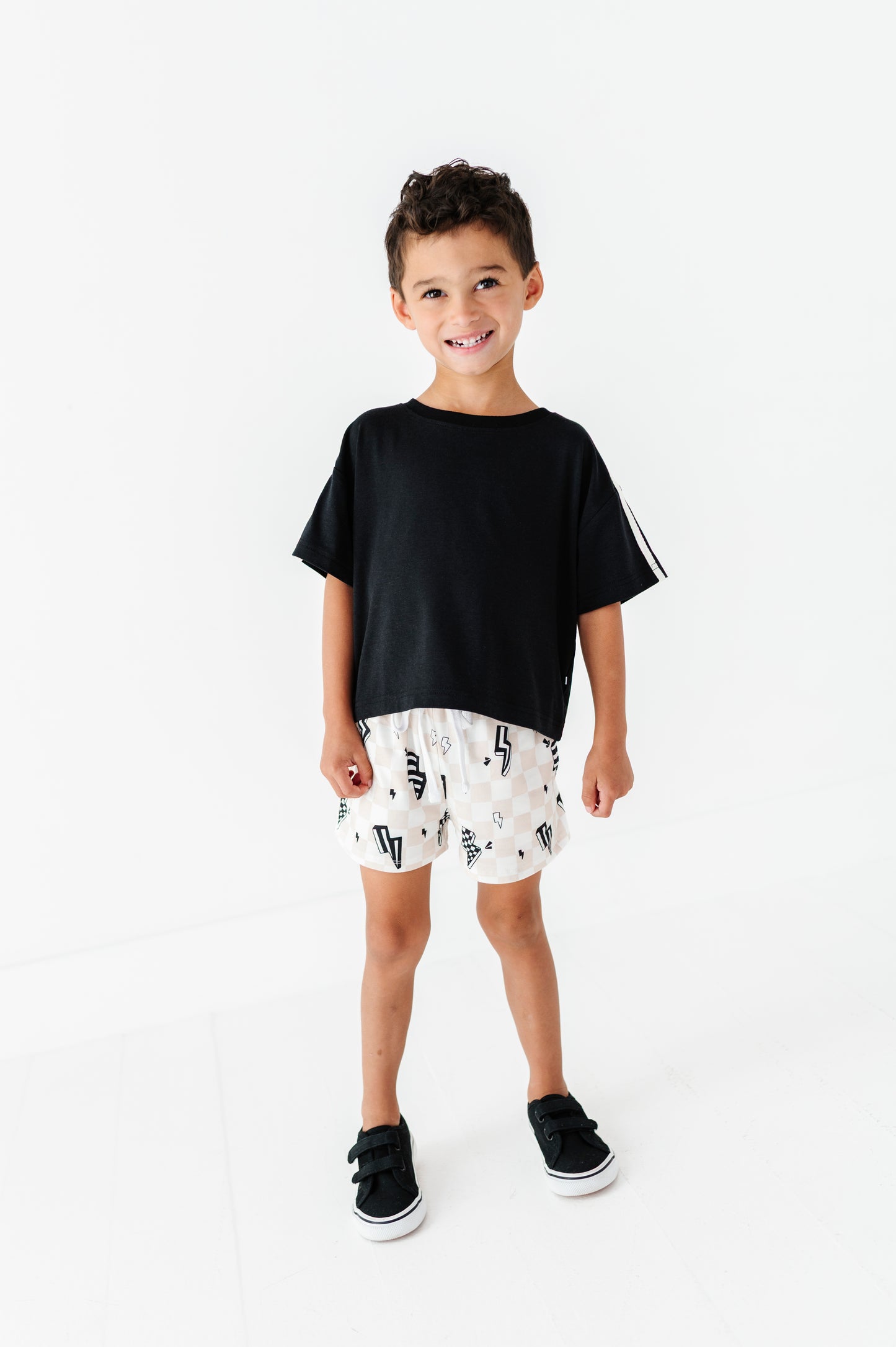 Electric Check T-Shirt Set