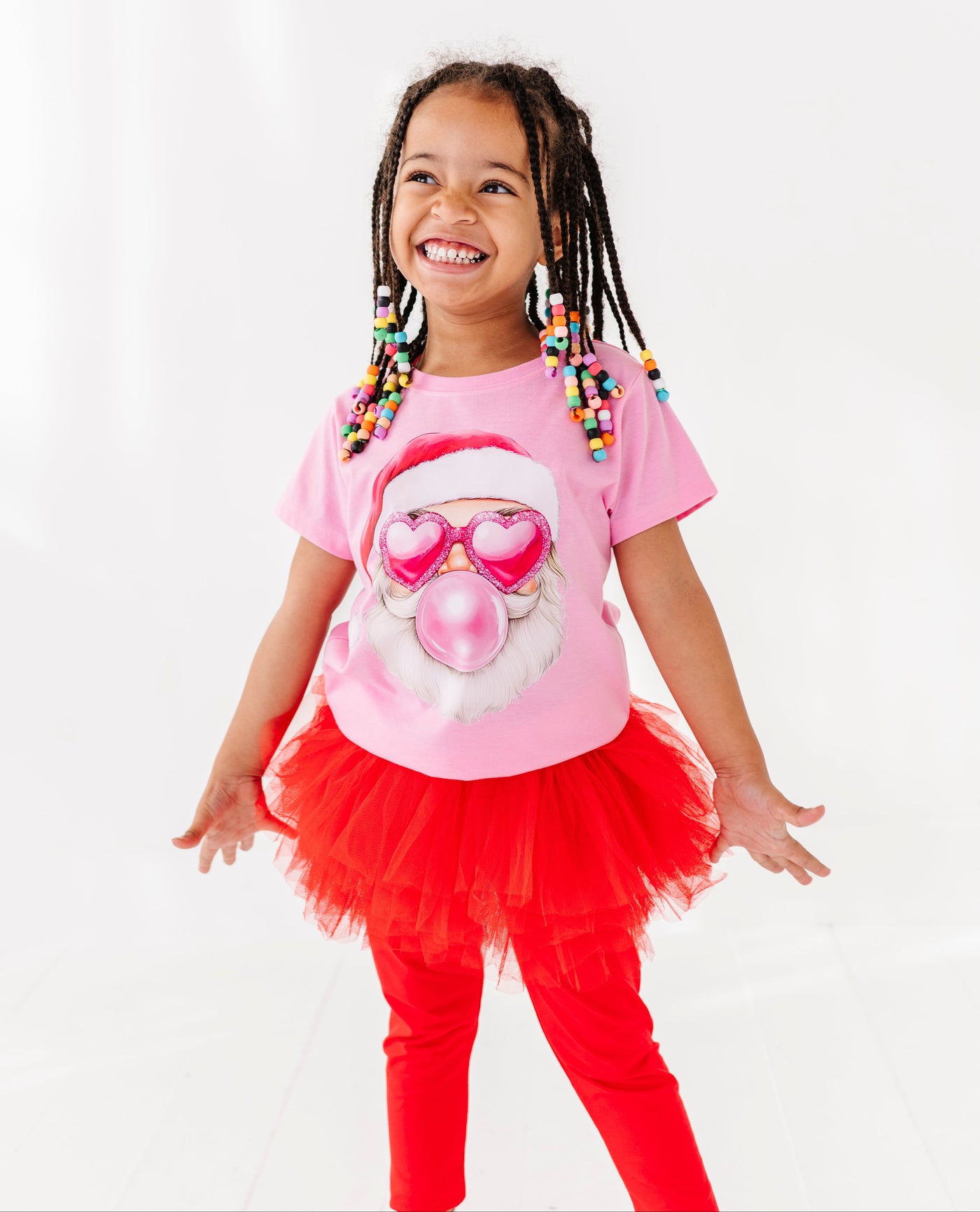 Pink Bubblegum Santa T-Shirt : PRE-SALE- SHIPS END OF NOVEMBER