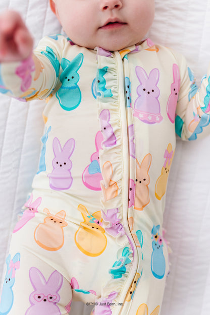 Pastel PEEPS™ Ruffle Convertible Romper
