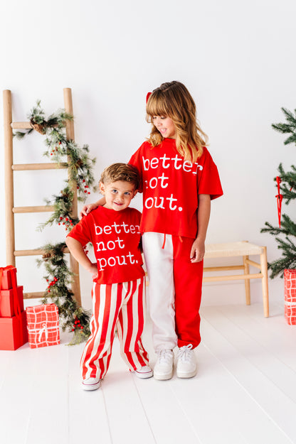 Peppermint Stripes Sweatpants