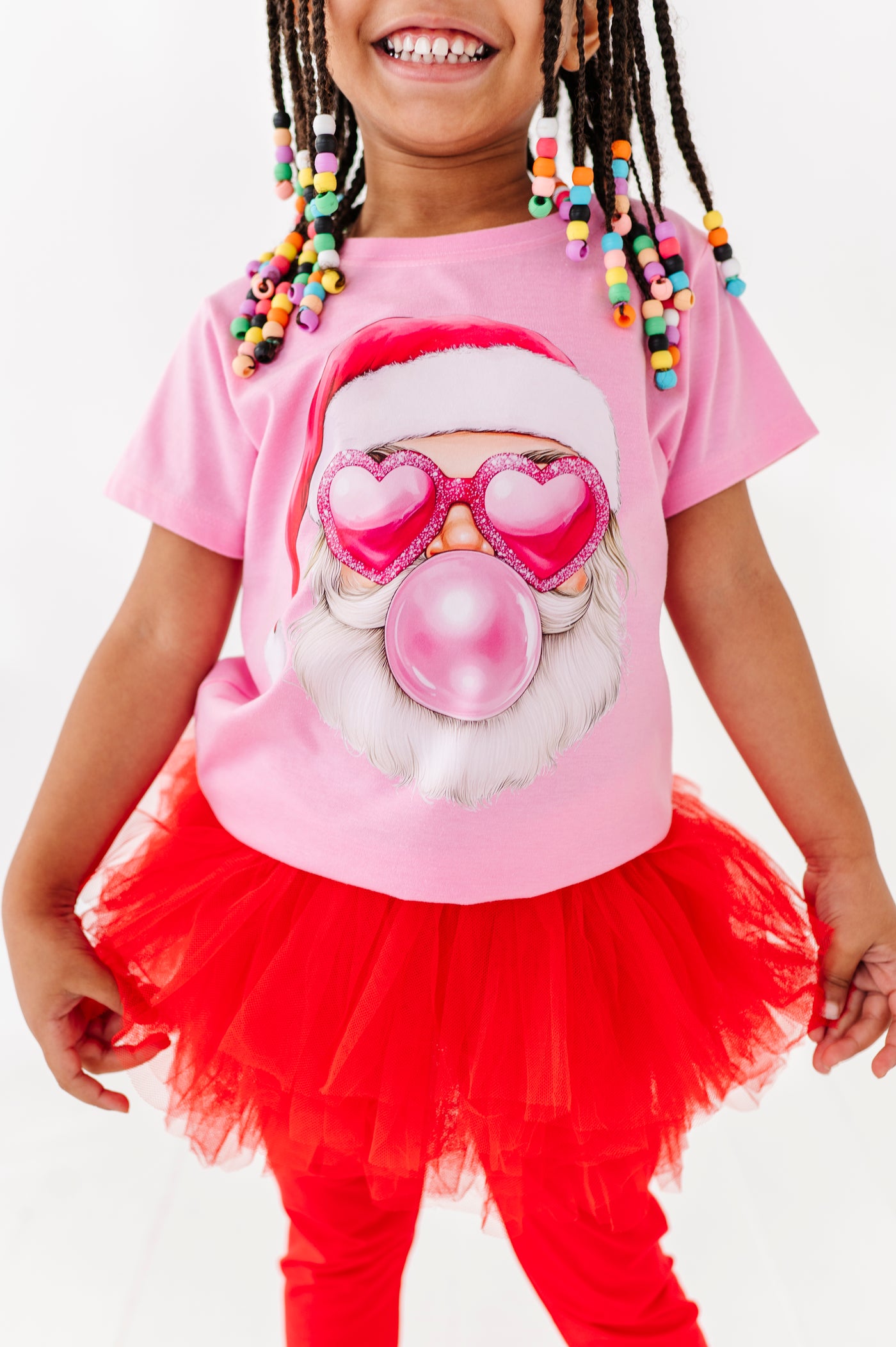 Pink Bubblegum Santa T-Shirt : PRE-SALE- SHIPS END OF NOVEMBER