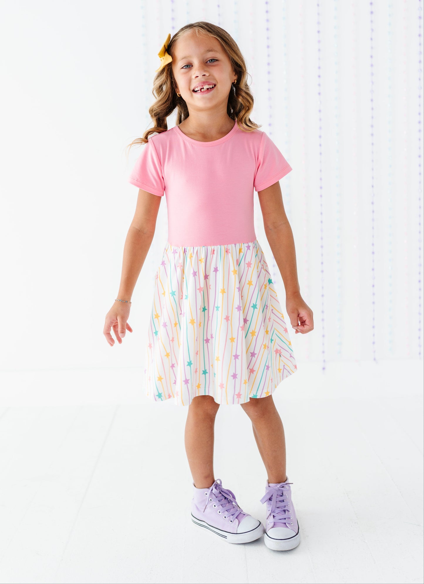 Starlight Stripes Bamboo Dress
