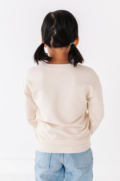 Pencil Bow Crewneck Sweatshirt